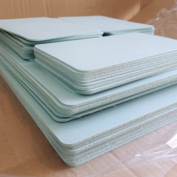 Green silicone sponge sheet