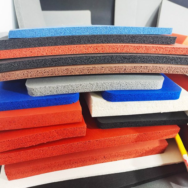 Silicone sponge rubber sheets/mats/pads