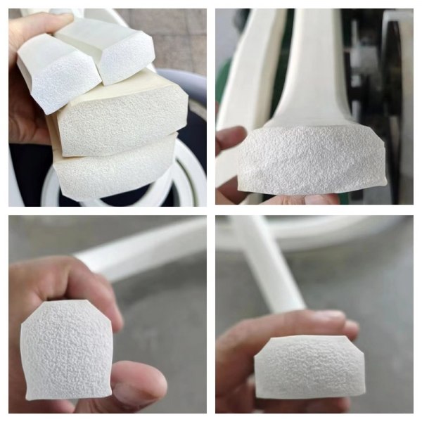 Sponge silicone White with chamfers