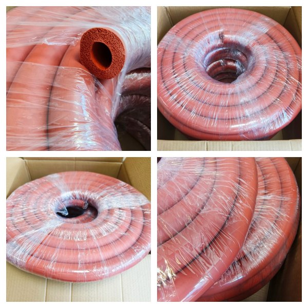 Silicone sponge tube 250 DS. Flexible foaming Silicone hose Sponge casing