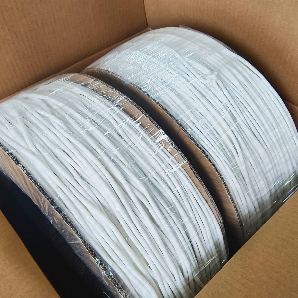 Silicone Cords Φ 2mm- Φ30mm White